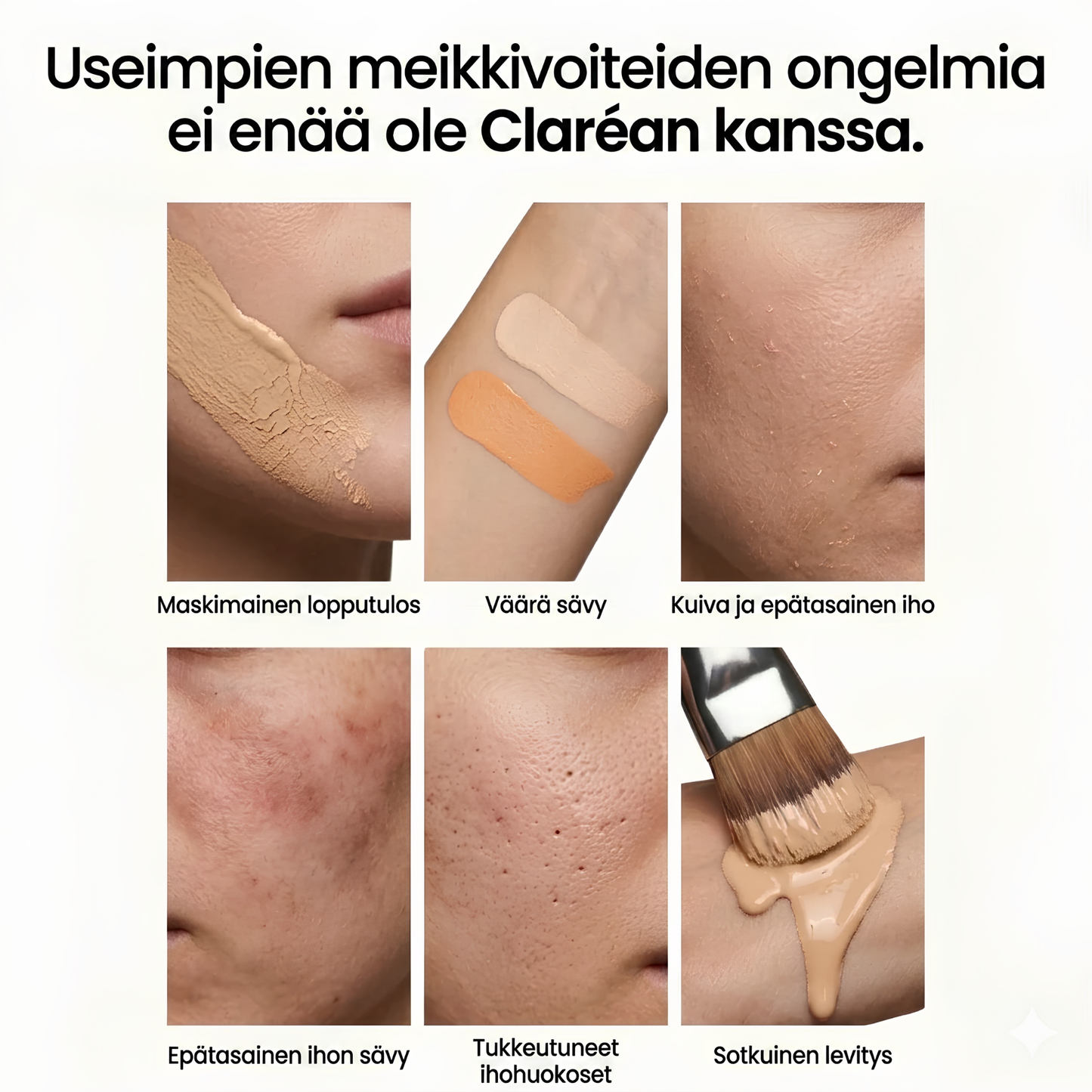 Kevyt meikkivoide, joka tasoittaa ihon sävyä koko päiväksi